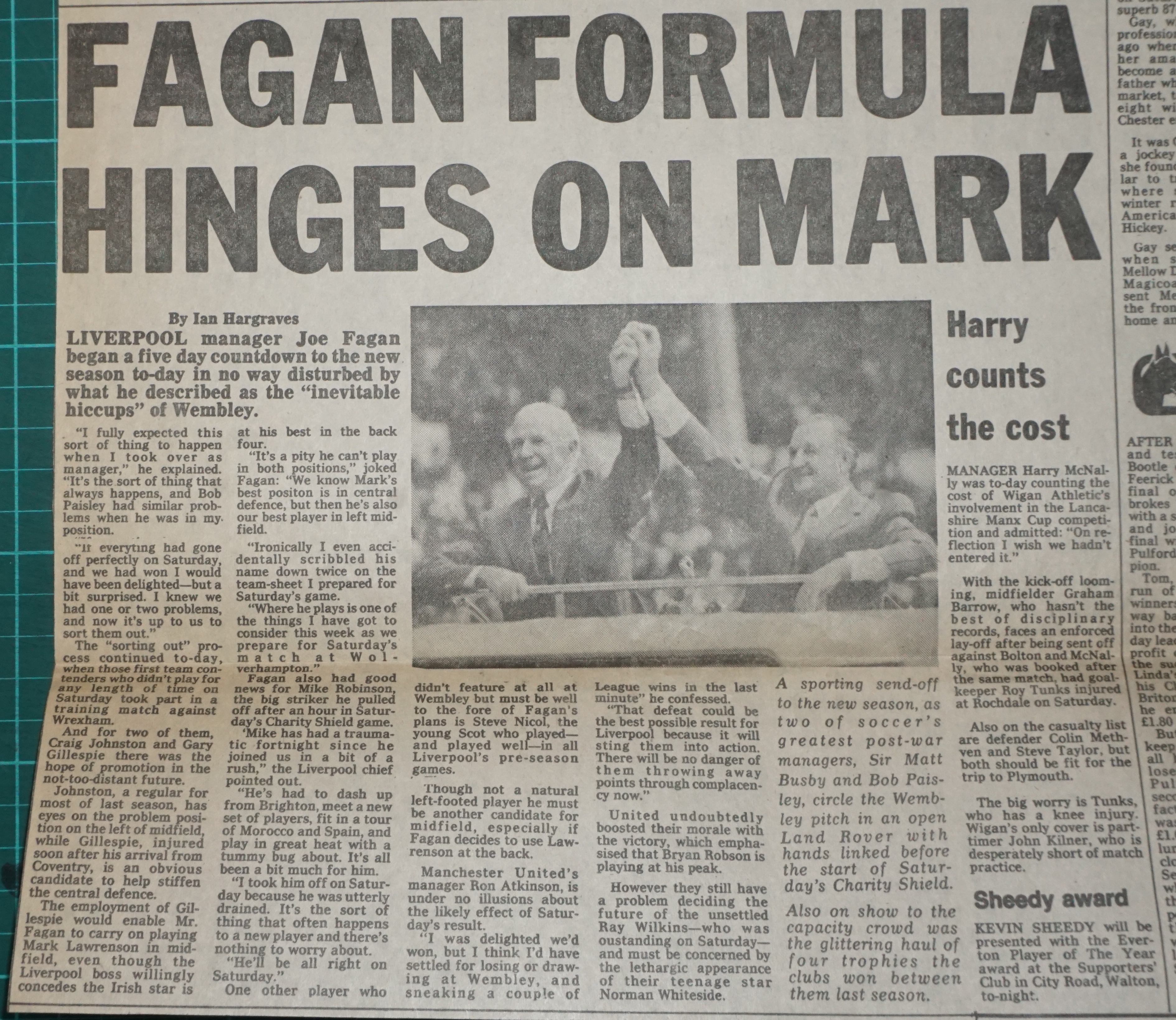 Fagan formula hinges on Mark